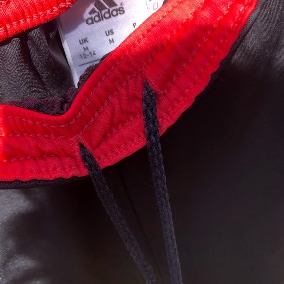 Adidas Climacool  black running shorts deep orange stripes - Picture 6 of 9